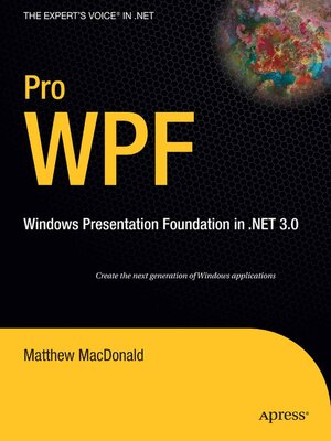 cover image of Pro WPF